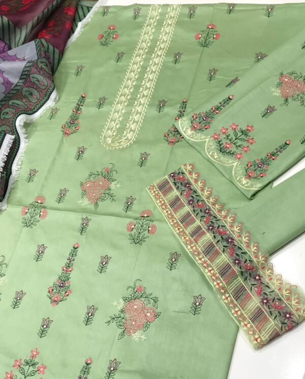 Zara Shahjhan 4197_Luxury Eid Embroidered Collection Best Quality Airjet Lawn (90/70) - Image 3