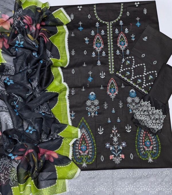 ZARA SHAHJAHAN 4200_Eid CollectionStuff: Best Quality Lawn 90/70 - Image 2