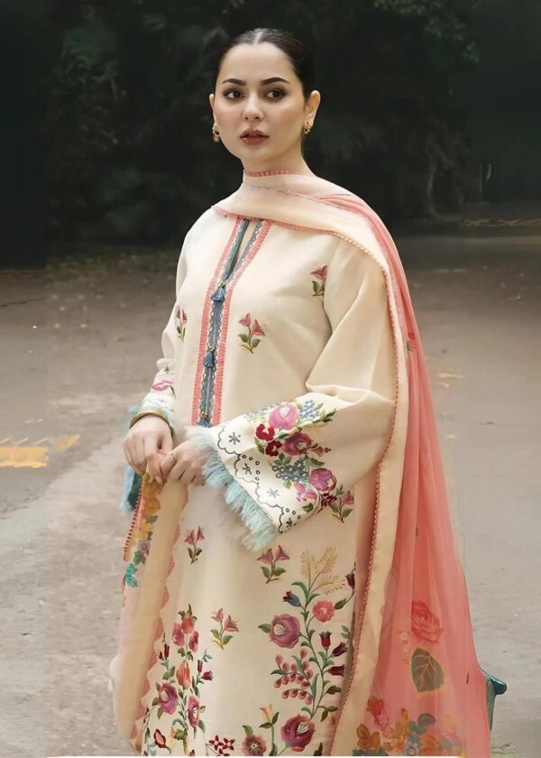ZARA SHAHJAHAN LAWN  WITH  DIGITAL Diamond DUPATTA Code:837