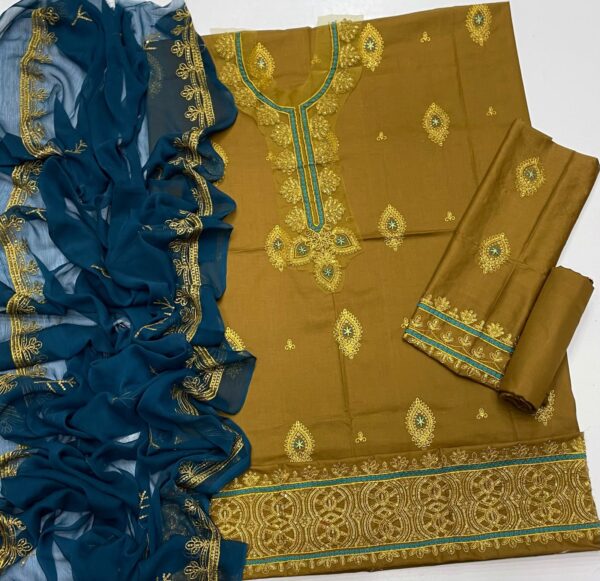 Asim Jofa 3-Piece
Fabric:- Export Quality LAWN 90/70 - Image 5