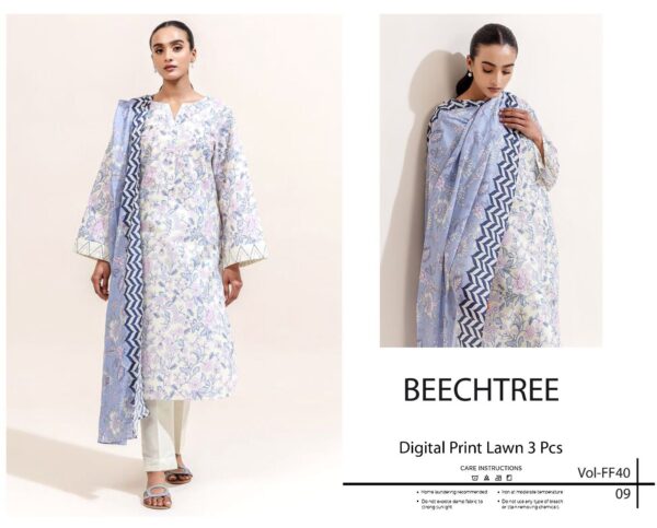 BEECHTRRE AIRJET LAWN DIGITAL PRINT ALLOVER VOLUME 3Pc*
VOL:FF40 - Image 3