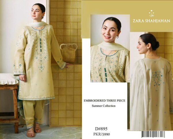 ZARA SHAHJAHAN LAWN WITH BAMBER DUPATTA*
