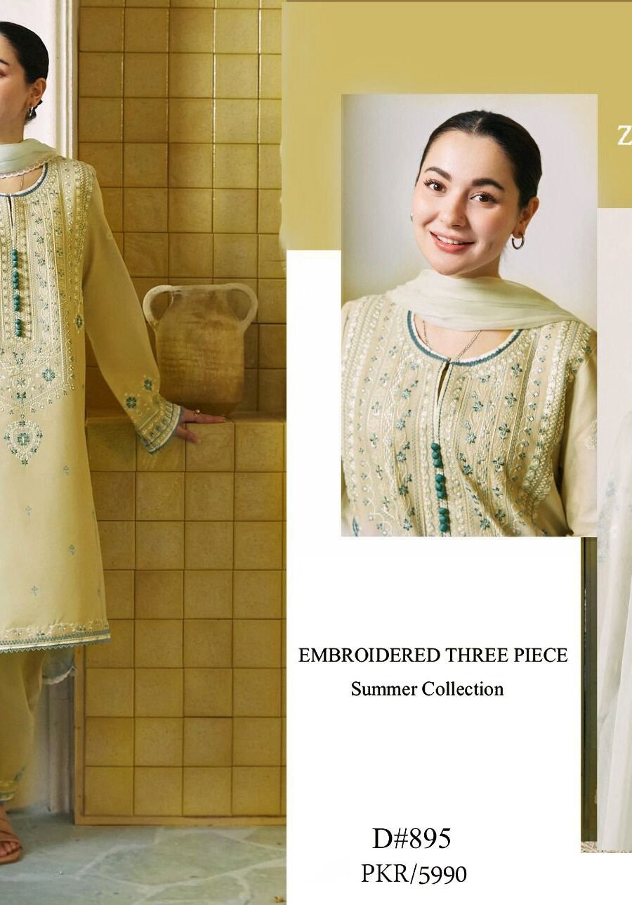 ZARA SHAHJAHAN LAWN WITH BAMBER DUPATTA*