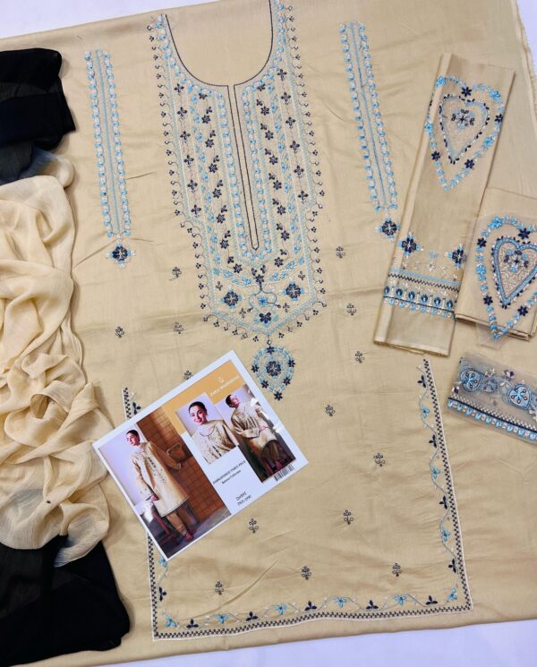 ZARA SHAHJAHAN LAWN WITH BAMBER DUPATTA* - Image 2