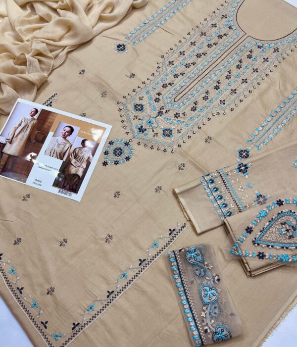 ZARA SHAHJAHAN LAWN WITH BAMBER DUPATTA* - Image 3